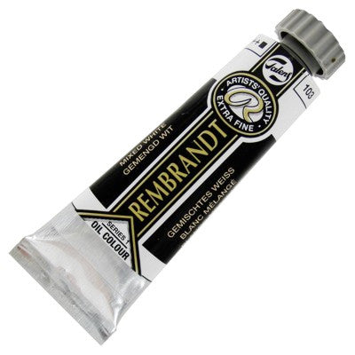 Tinta Óleo Rembrandt 15ml 103 Mixed White - Série 1