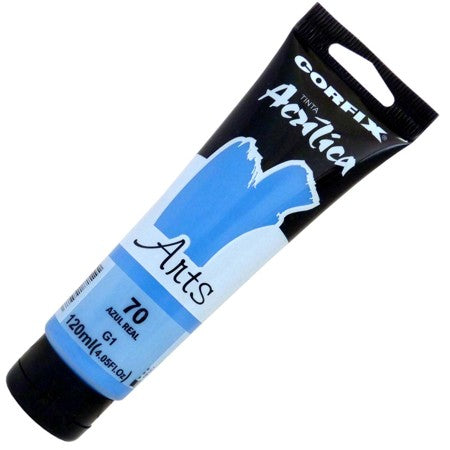 Tinta Acrílica Corfix Arts 120ml  70 Azul Real G1