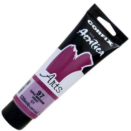 Tinta Acrílica Corfix Arts 120ml  97 Caput Mortuum Violet G1
