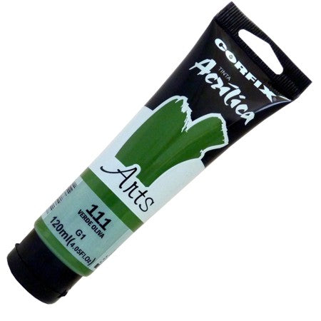 Tinta Acrílica Corfix Arts 120ml 111 Verde Oliva G1