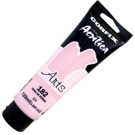 Tinta Acrílica Corfix Arts 120ml 182 Rosa de Pérsia G1