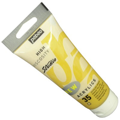 Tinta Acrílica Pébéo Studio  35 Amarelo Veneza 100ml