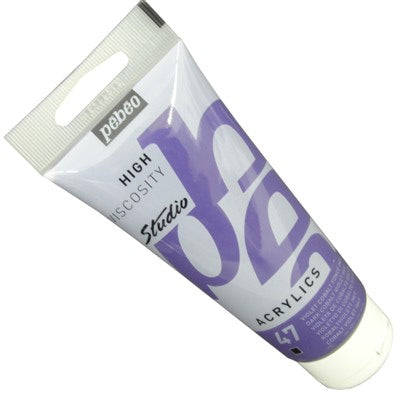 Tinta Acrílica Pébéo Studio  47 Violeta de Cobalto Imit 100ml