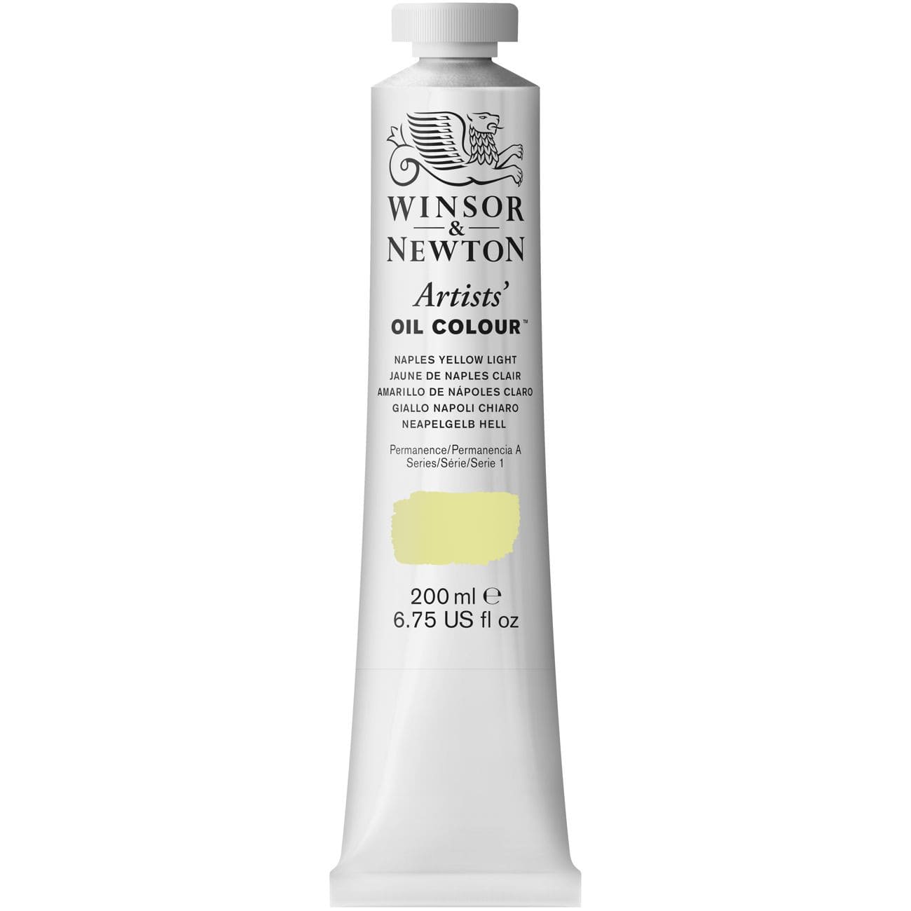 Tinta Óleo Artist 200ml Winsor & Newton S1 426 Naples Yellow Light
