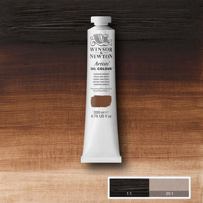 Tinta Óleo Artist 200ml Winsor & Newton S1 676 Vandyke Brown