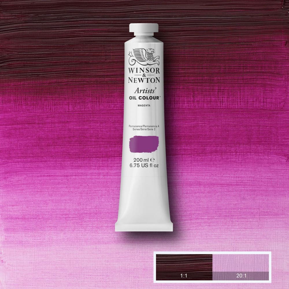 Tinta Óleo Artist 200ml Winsor & Newton S2 380 Magenta