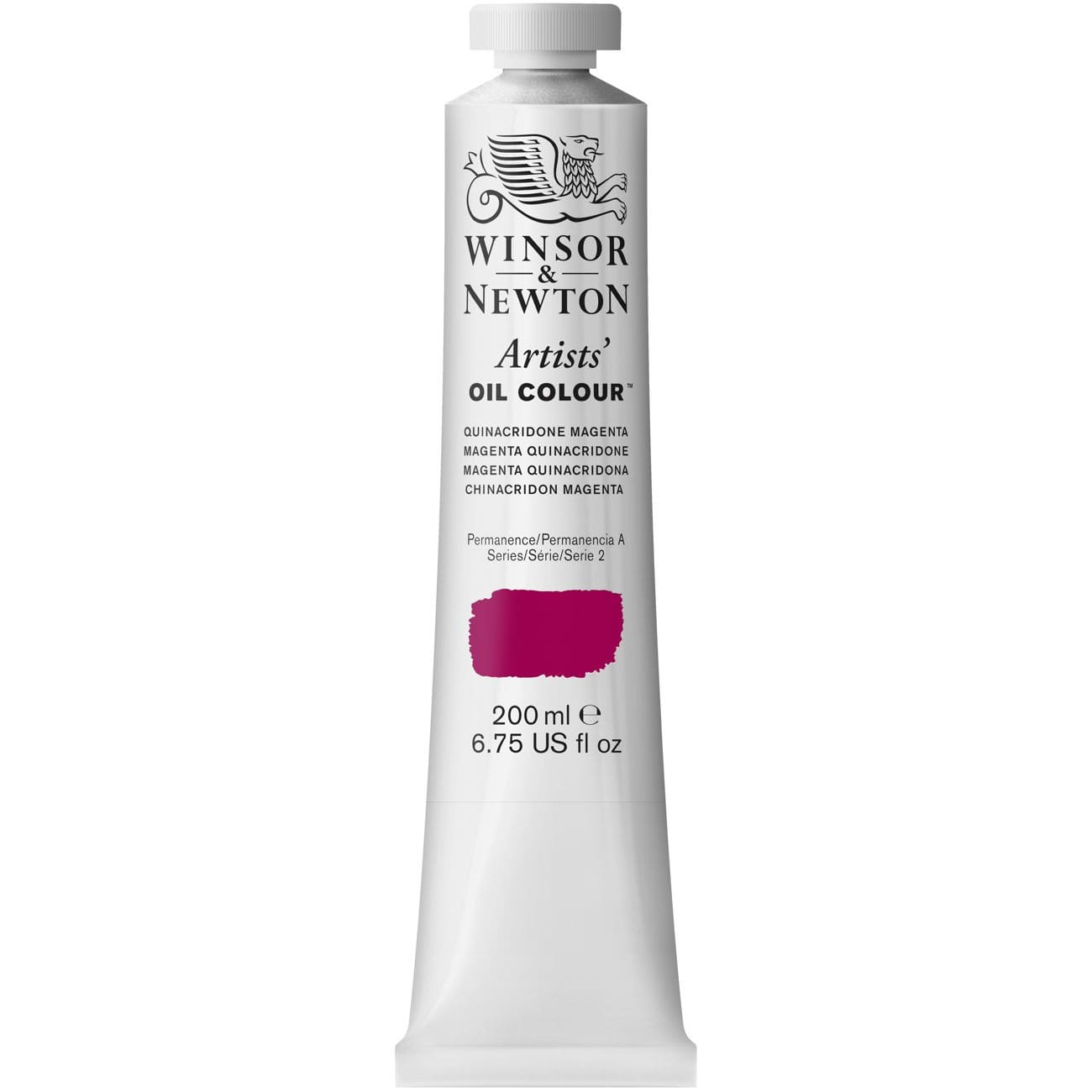 Tinta Óleo Artist 200ml Winsor & Newton S2 545 Quinacridone Magenta