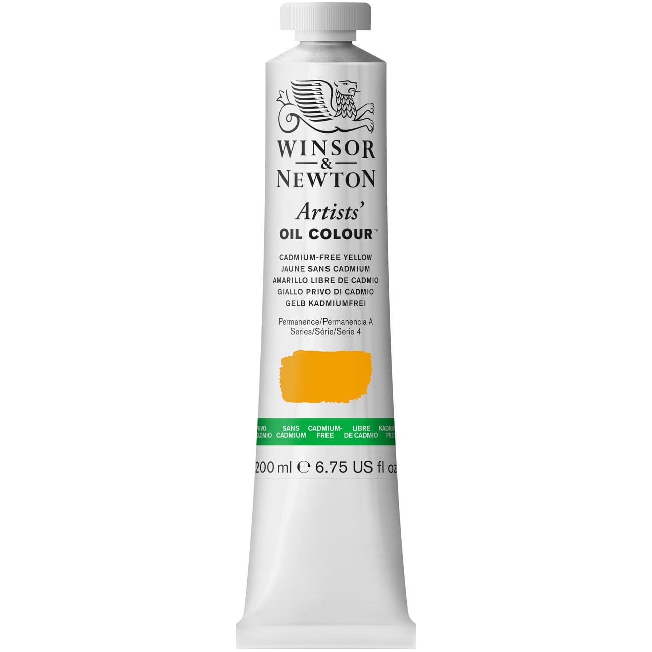 Tinta Óleo Artist 200ml Winsor & Newton S4 890 Cadmium Free Yellow 