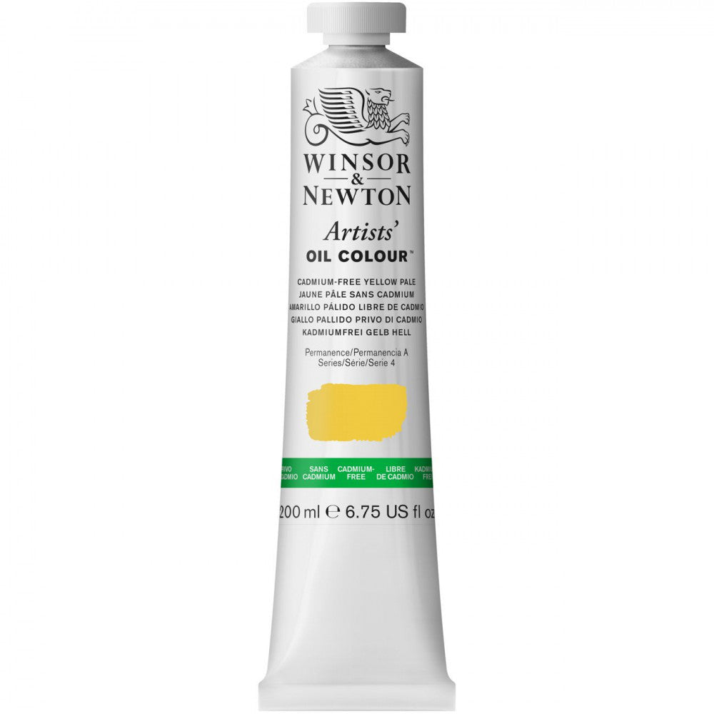 Tinta Óleo Artist 200ml Winsor & Newton S4 907 Cadmium Free Yellow Pale