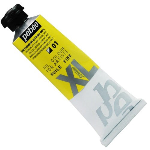 Tinta  a Óleo Pébéo XL Studio 01 Amarelo Limão 37ml