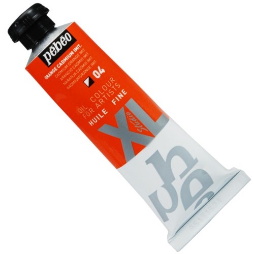 Tinta  a Óleo Pébéo XL Studio 04 Laranja de Cadmio 37ml