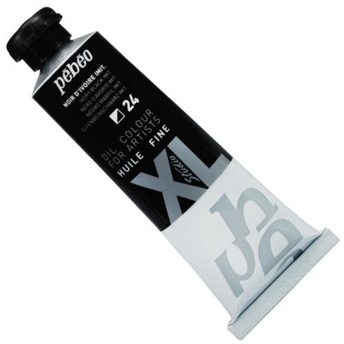 Tinta  a Óleo Pébéo XL Studio 24 Preto de Marte 37ml