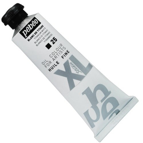 Tinta  a Óleo Pébéo XL Studio 25 Branco Titânio 37ml