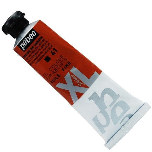 Tinta  a Óleo Pébéo XL Studio 41 Amarelo Laranja de Veneza 37ml