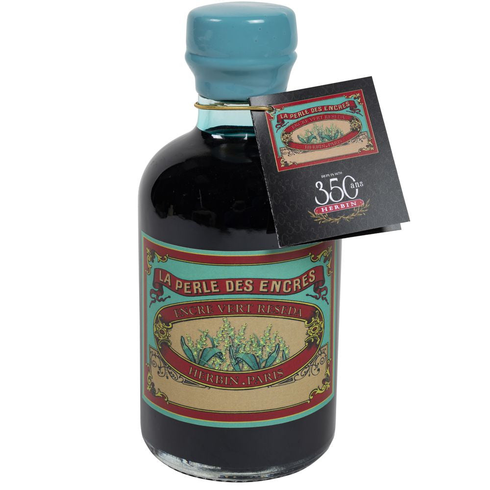 Tinta Para Caneta Tinteiro Herbin Edição 350 anos 500ml Vert Resed