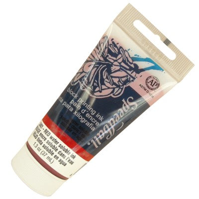 Tinta de Xilogravura 37ml SpeedBall 3401 Vermelho