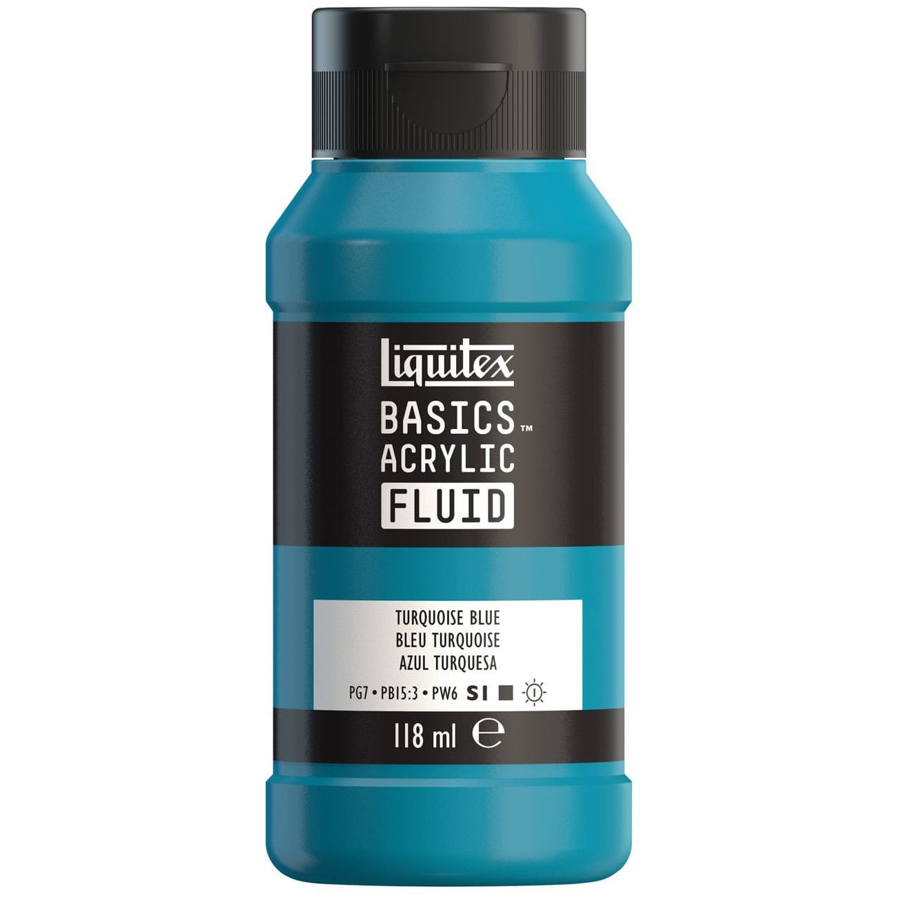 Tinta Acrílica Liquitex Basics Fluída 118ml Turquoise Blue