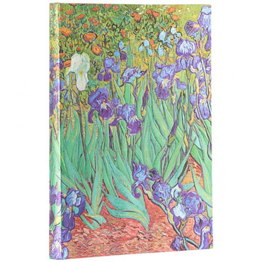 Paperblanks Van Gogh's Irises Grande Capa Dura Sem Pauta