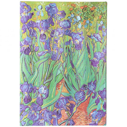 Paperblanks Van Gogh's Irises Grande Capa Dura Sem Pauta