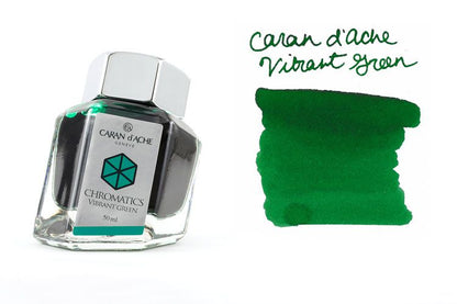 Tinta Para Tinteiro Chromatics Caran d'Ache Vibrant Green 50ml