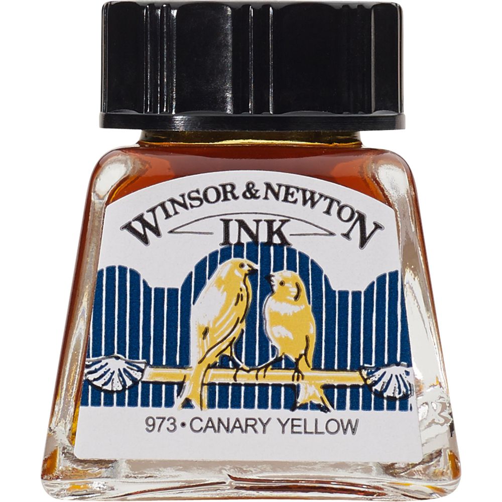 Tinta para Desenho Winsor & Newton 14ml Canary Yellow 123