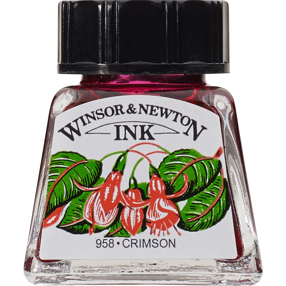 Tinta para Desenho Winsor & Newton 14ml Crimson 203