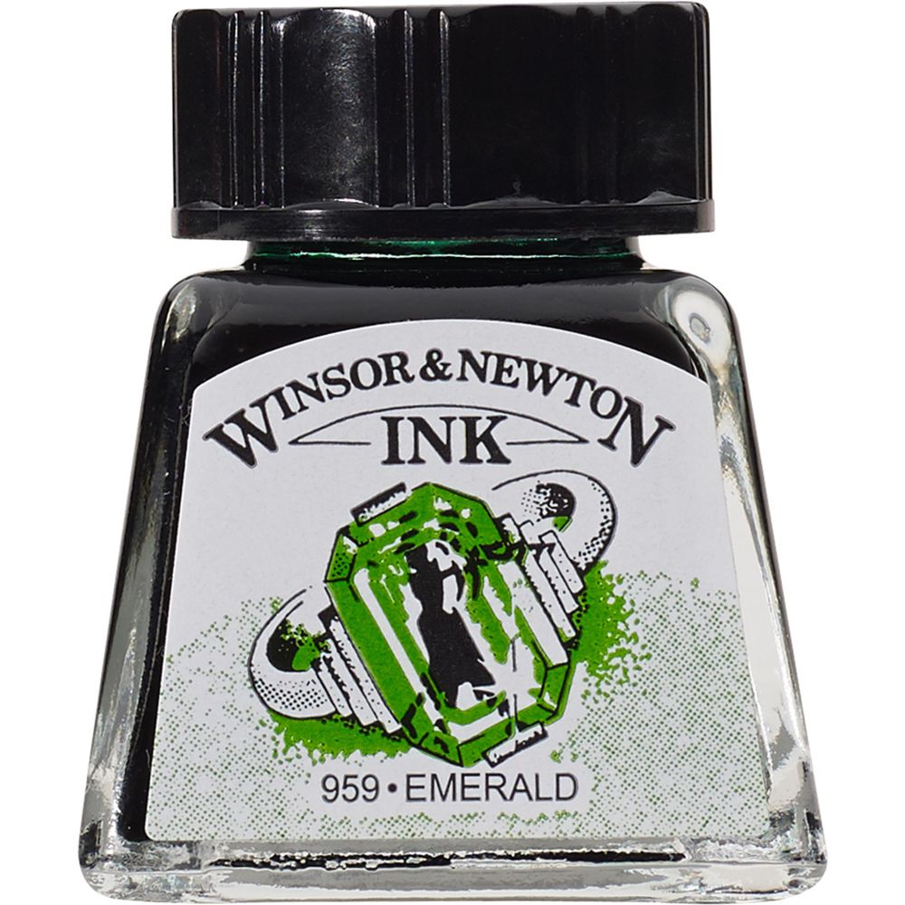 Tinta para Desenho Winsor & Newton 14ml Emerald 235