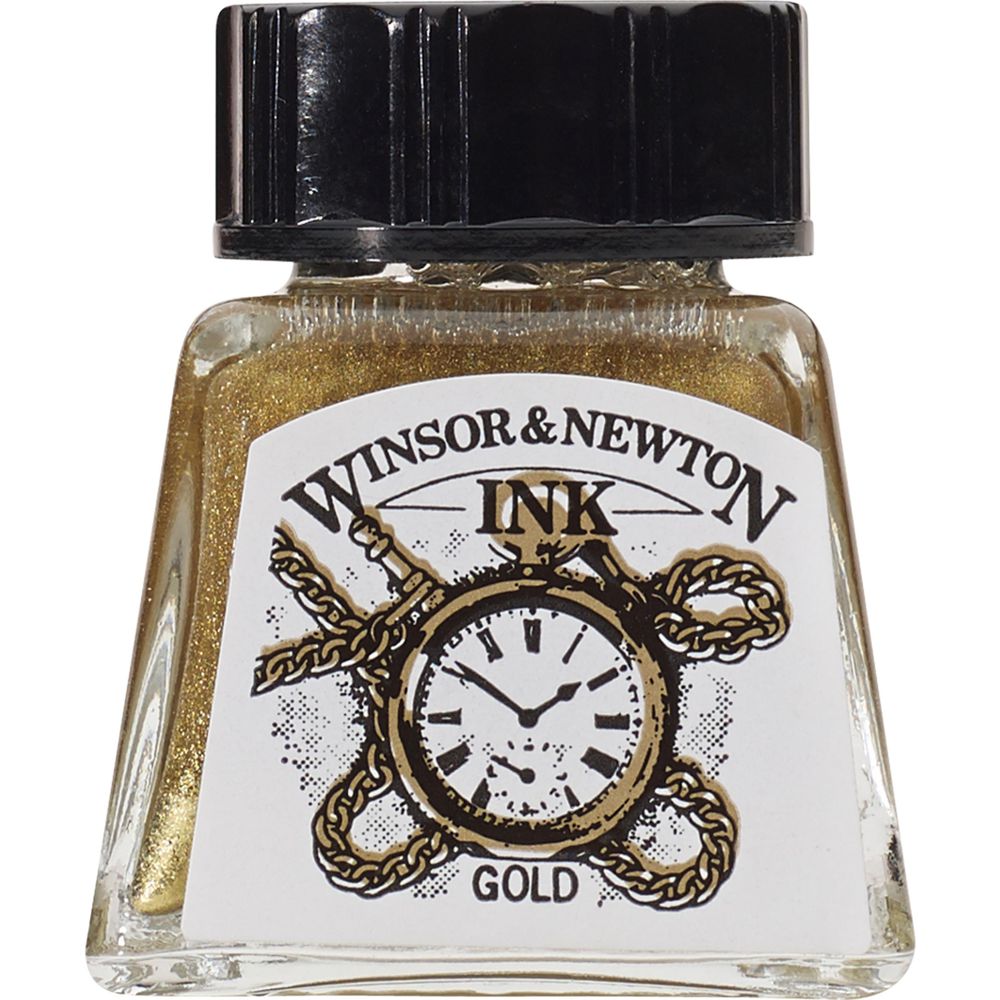 Tinta para Desenho Winsor & Newton 14ml Gold 283