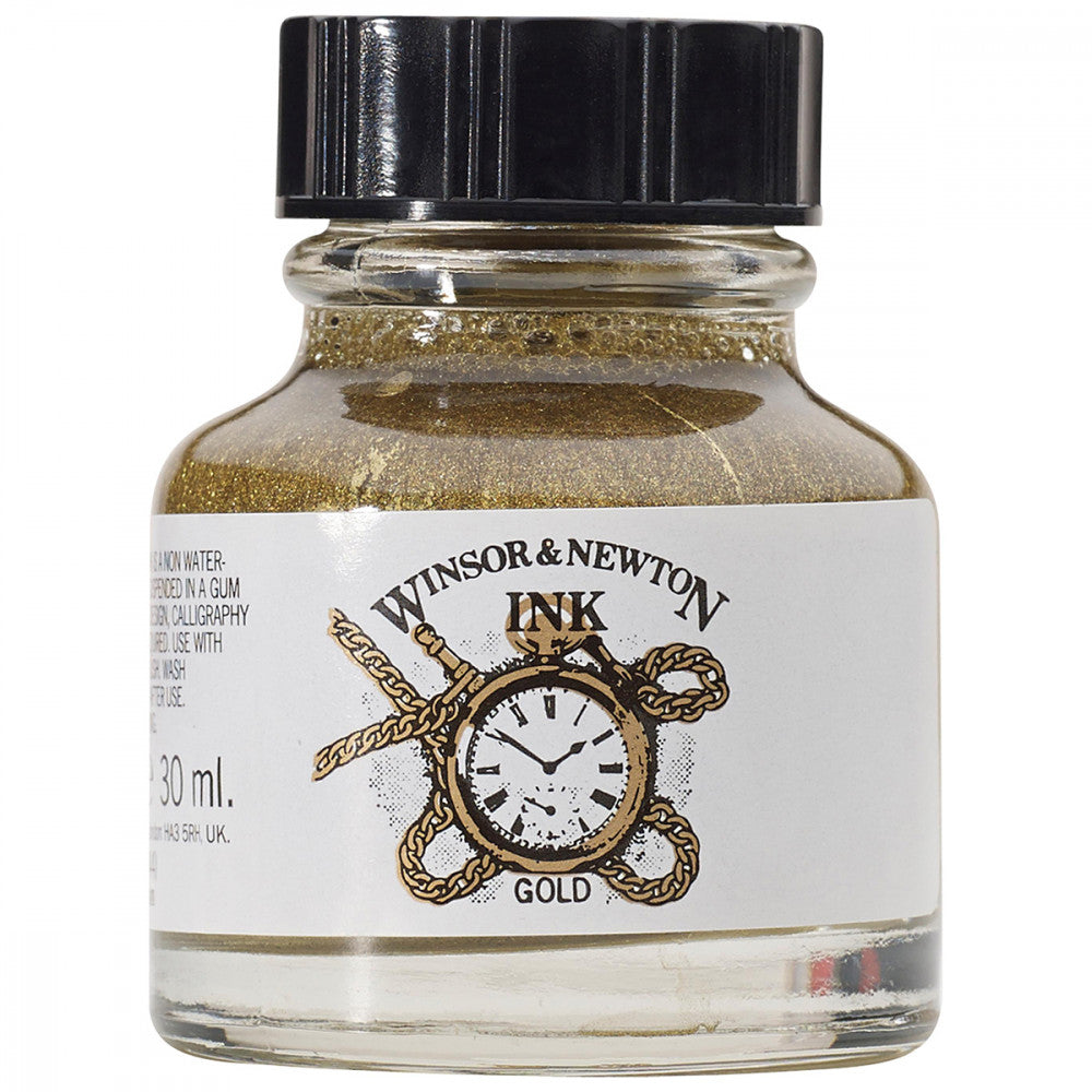 Tinta para Desenho Winsor & Newton 30ml Gold