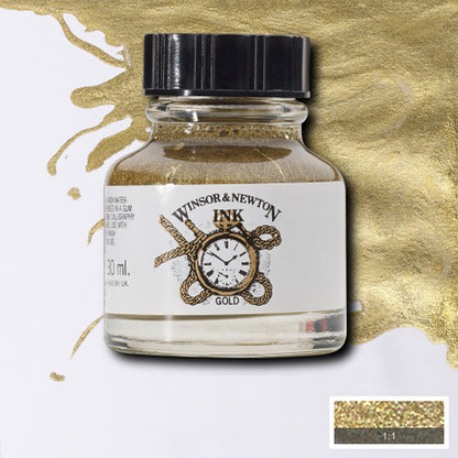 Tinta para Desenho Winsor & Newton 30ml Gold