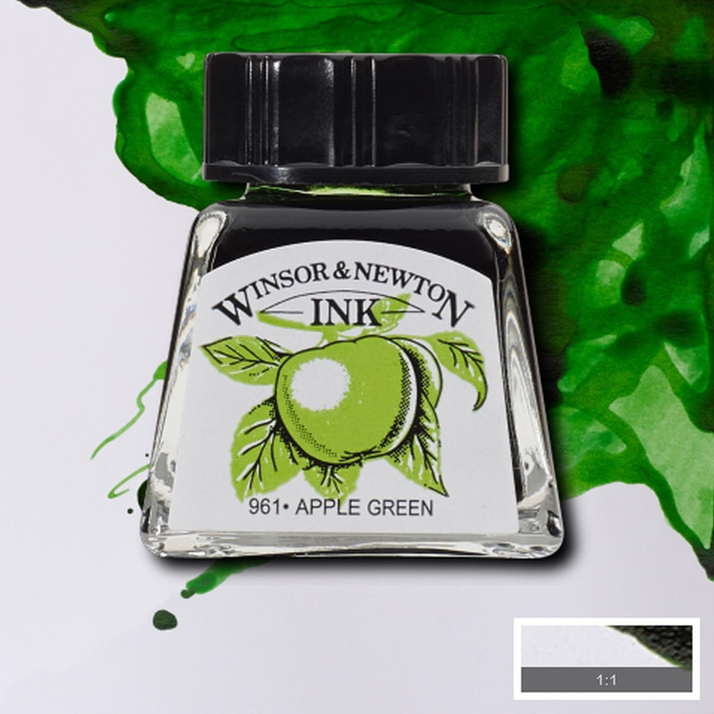 Tinta para Desenho Winsor & Newton 14ml Apple Green 011