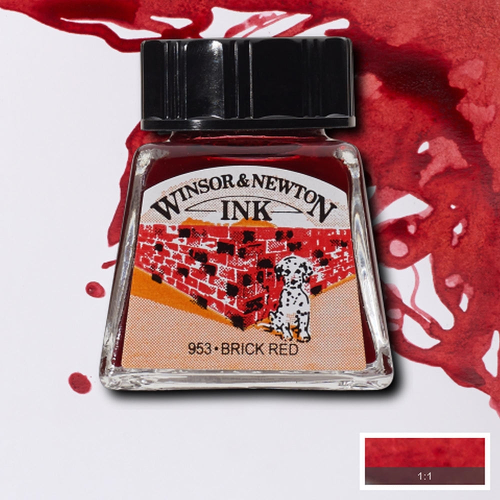 Tinta para Desenho Winsor & Newton 14ml Brick Red