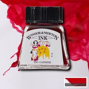 Tinta para Desenho Winsor & Newton 14ml Carmine 127