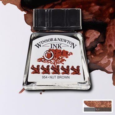 Tinta para Desenho Winsor & Newton 14ml Nut Brown 441