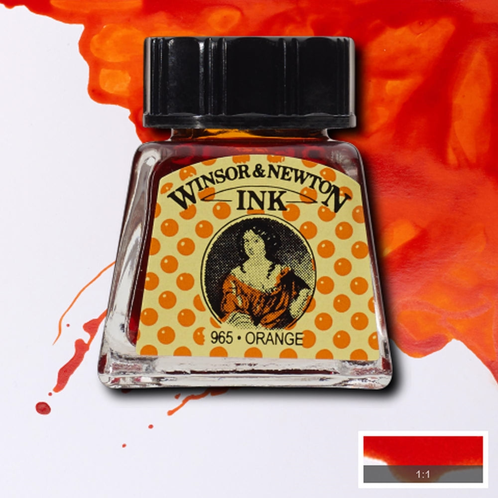 Tinta para Desenho Winsor & Newton 14ml Orange 449