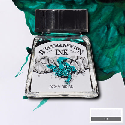 Tinta para Desenho Winsor & Newton 14ml Viridian 692