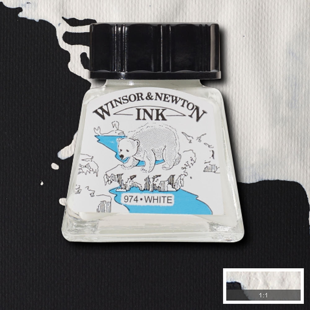 Tinta para Desenho Winsor & Newton 14ml White 702