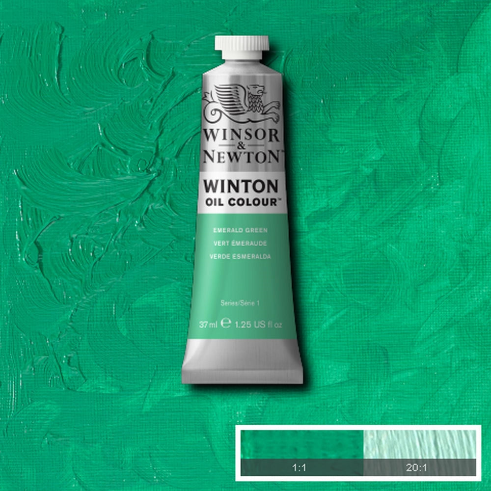 Tinta Óleo Winton 37ml Winsor & Newton 241 Emerald Green