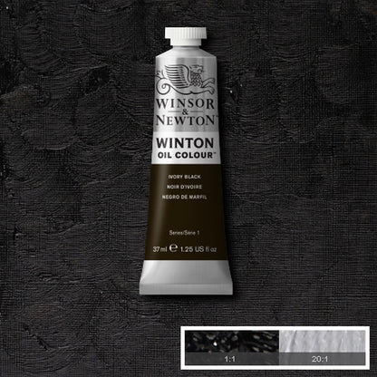 Tinta Óleo Winton 37ml 331 Ivory Black