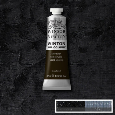 Tinta Óleo Winton 37ml 337 Lamp Black