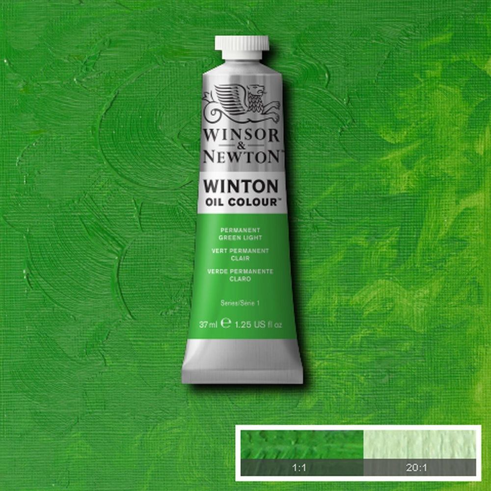 Tinta Óleo Winton 37ml 483 Permanent Green Light