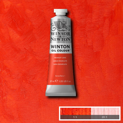 Tinta Óleo Winton 37ml 603 Scarlet Lake