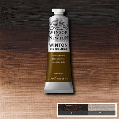 Tinta Óleo Winton 37ml 676 Vandyke Brown