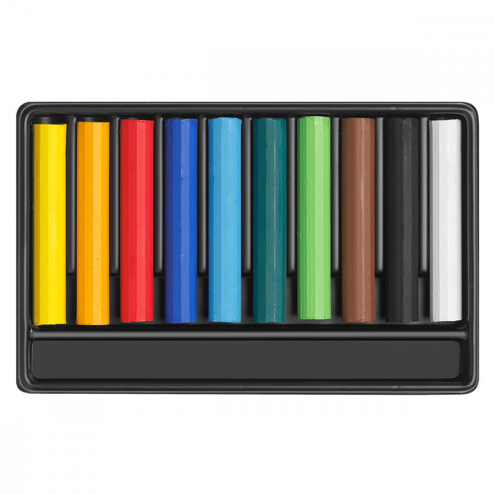 Pastel Wax Swisscolor Caran d’Ache 10 Cores